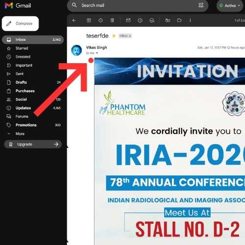 IRIA 2026 ईमेल टेम्पलेट ट्यूटोरियल
